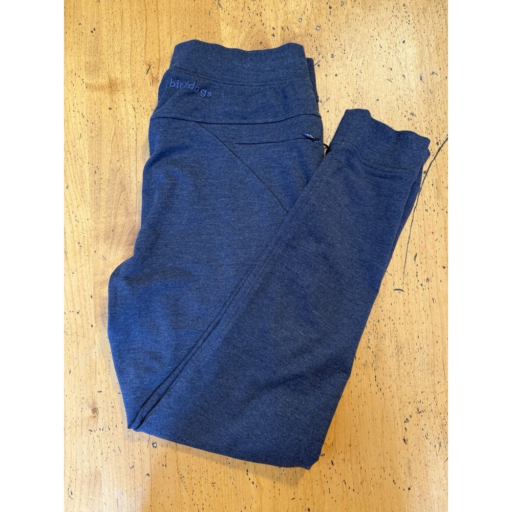 Birddogs Mens Size Medium Heather Blue Linerless Joggers Stretch Performance
